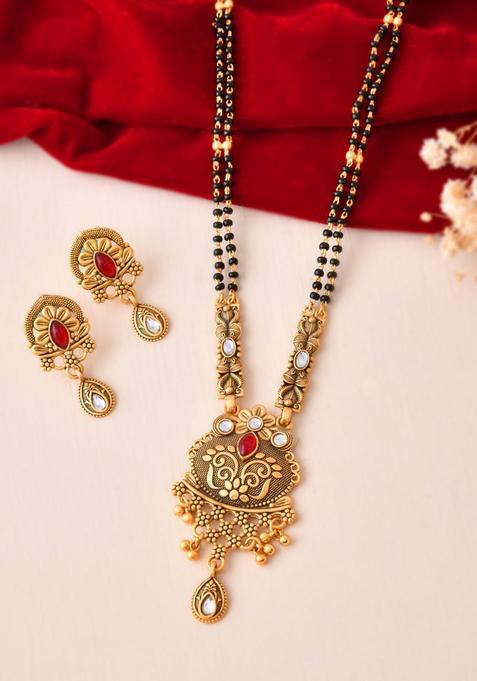 Gold Stainless Steel Mangalsutra