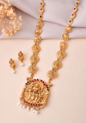 Gold Stainless Steel Jewellery Set