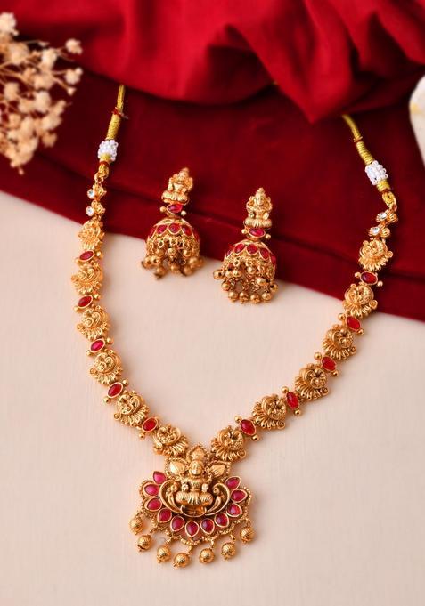 Gold Stainless Steel Jewellery Set