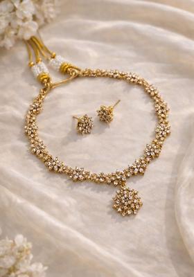 Gold Stainless Steel Jewellery Set