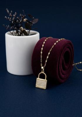Golden Alloy Chain Pendant