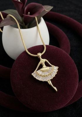 Golden Alloy Chain Pendant
