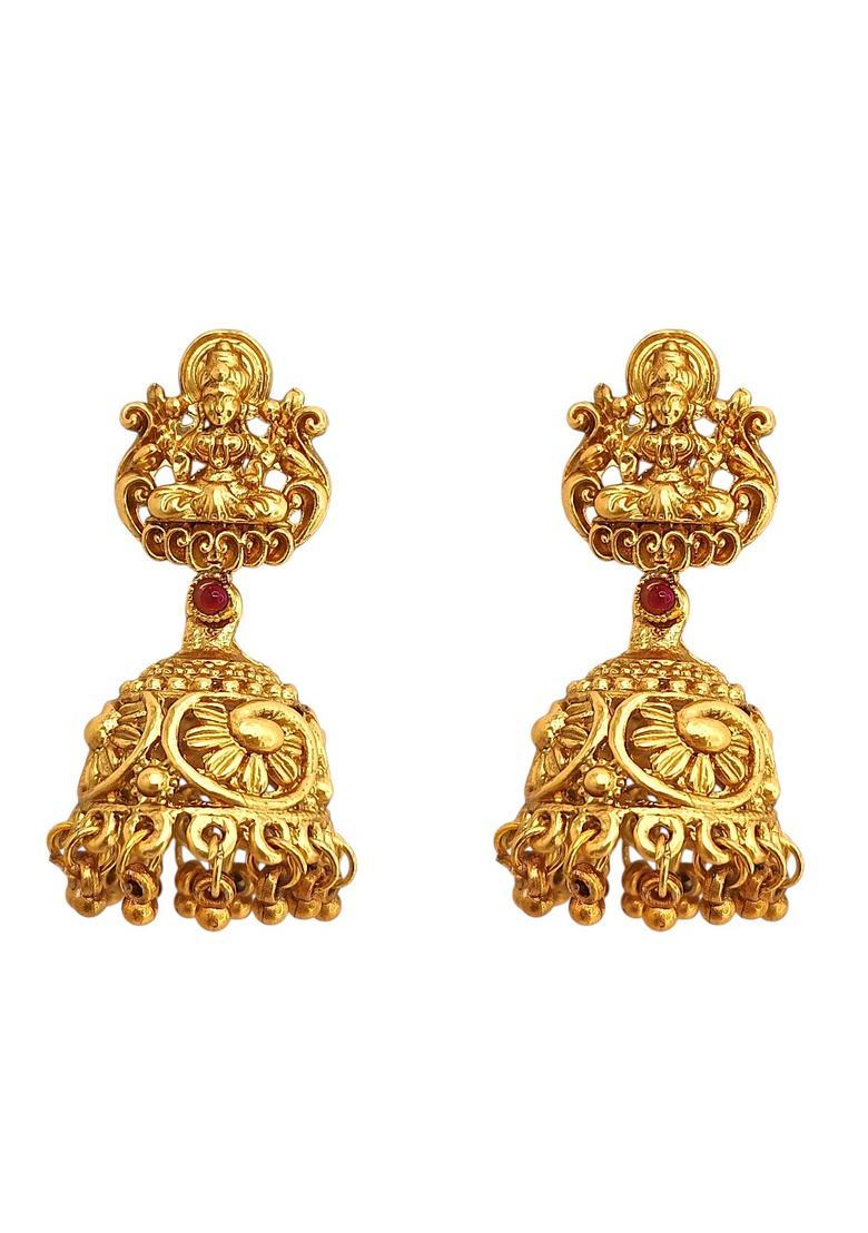 Golden Alloy Neckalce Set - Indya