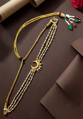 Golden Alloy Neckalce Set