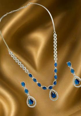Silver Alloy Neckalce Set