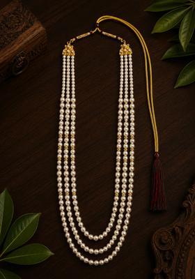 Golden Alloy Neckalce Set