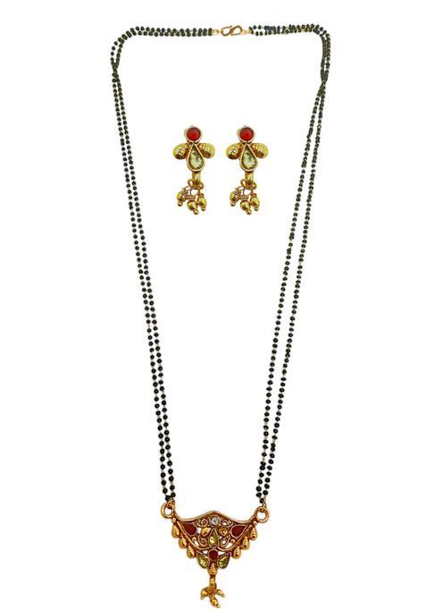 Black Alloy Mangalsutra Set