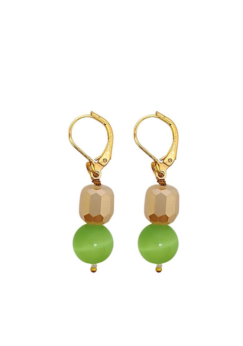 Golden Alloy Necklace Set - Indya