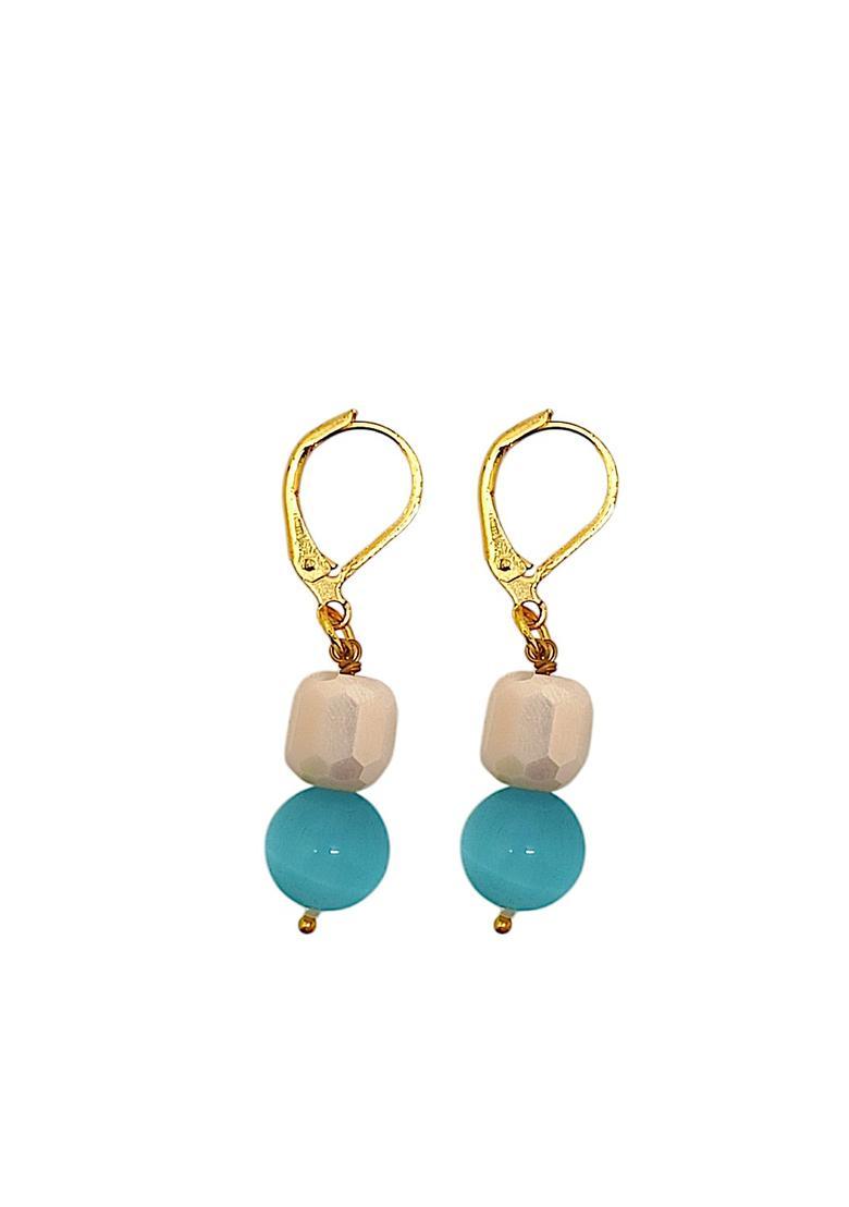 Golden Alloy Necklace Set - Indya