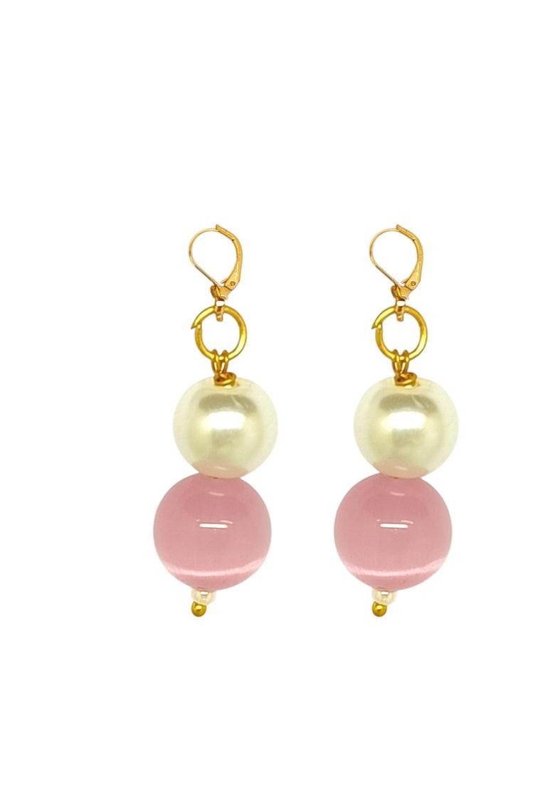 Golden Alloy Necklace Set - Indya