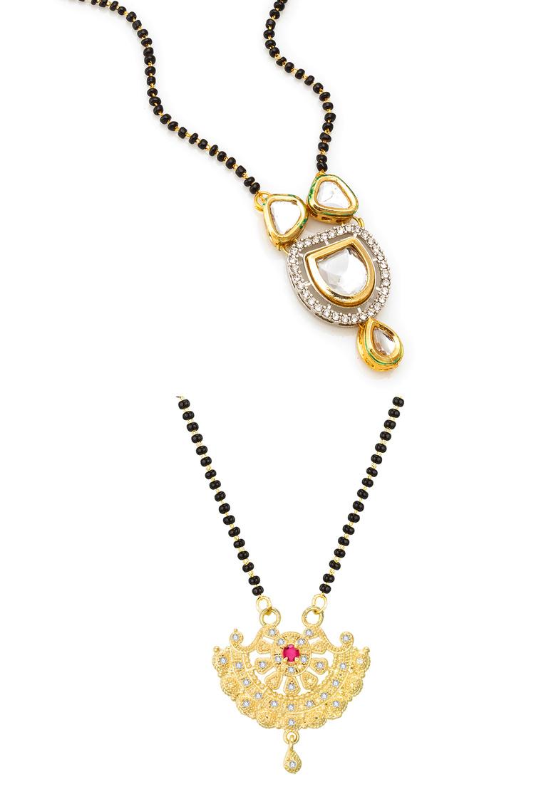 Golden Alloy Mangalsutra - Indya