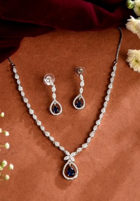 Silver Stainless Steel Beads Jewellery Set