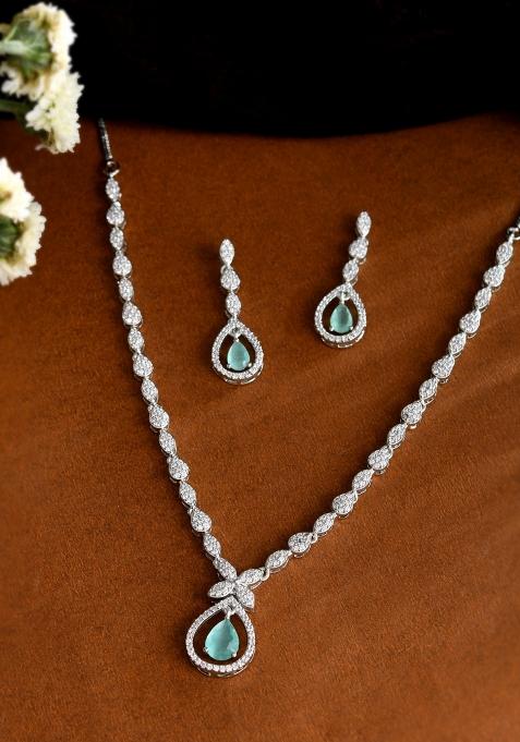 Silver Stainless Steel Beads Jewellery Set