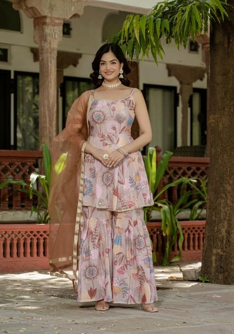 Multicolor Chinon Palazzo Set