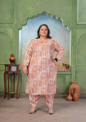 Maroon Printed Rayon Kurta Set