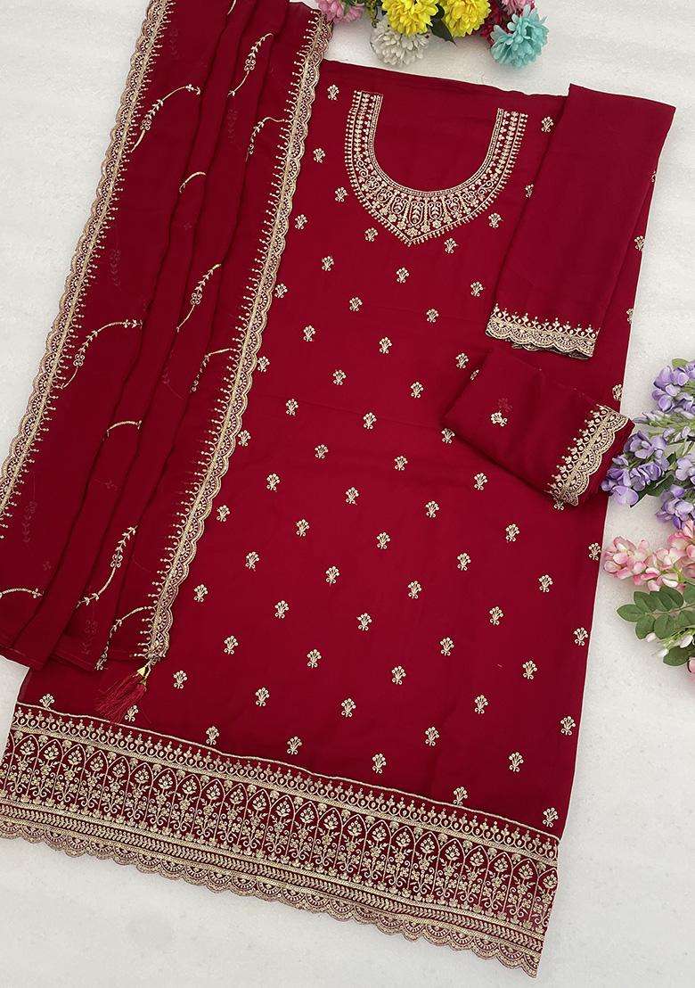 Rani Floral Print Georgette Palazzo Set - Indya