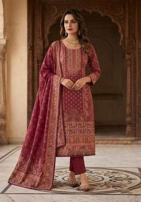 Pink Embroidery Muslin Kurta Set
