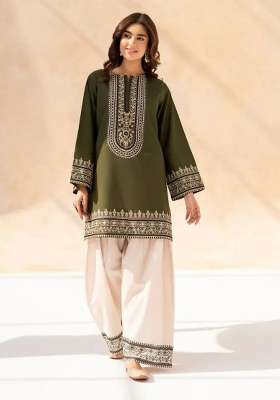 Pista Embroidery Silk Palazzo Set