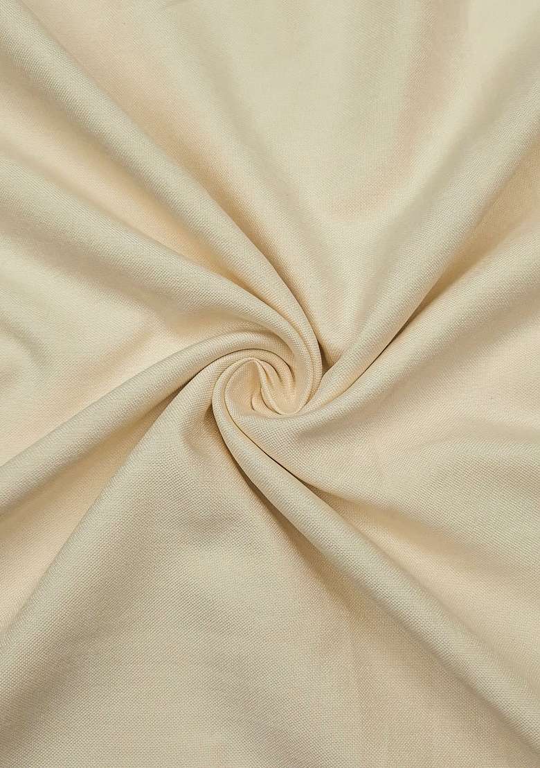 Elegant Cream And Ivory Embroidered Chanderi Kurta Set - Indya