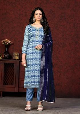 Pink Hand Embroidered Modal Silk Kurta Set