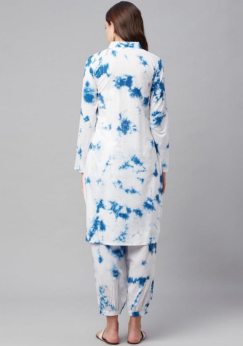 Blue Printed Cotton Co-Ords Set