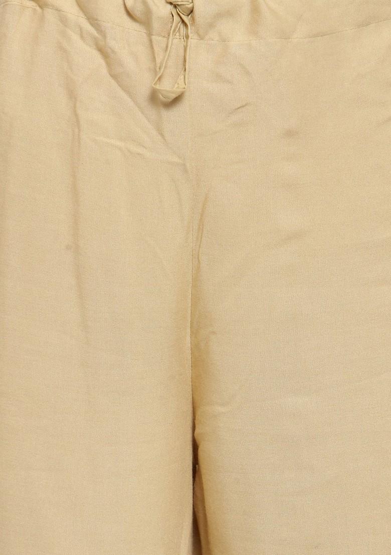 Black Embroidered Regular Thread Work Kurta With Palazzos