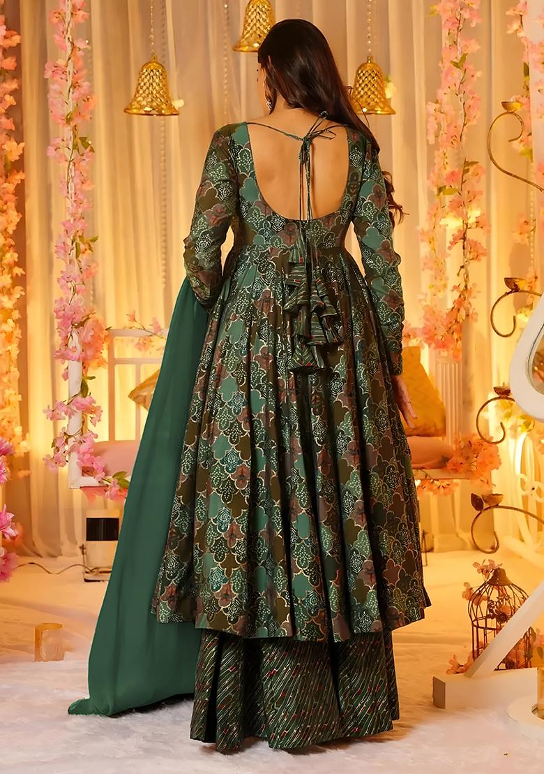 Multicolor Digital Print Pure Muslin Kurta Set