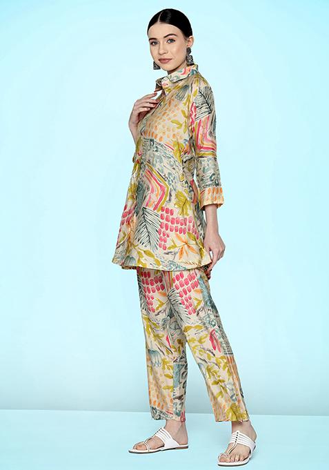 Heavy Muslin Silk Co-Ord Set