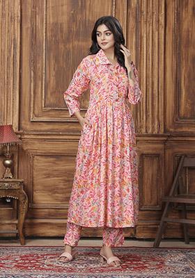 Multicolor Printed Rayon Co-Ord Set