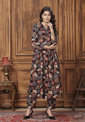 Multicolor Printed Rayon Co-Ord Set