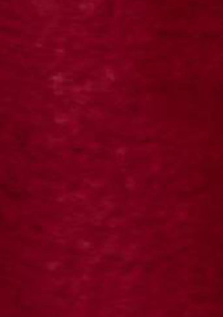 Maroon Sequin Embroidered Chinon Silk Kurta Set