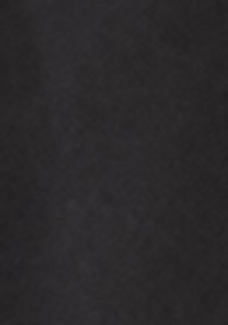 Black Embroidered Crepe Gown Set