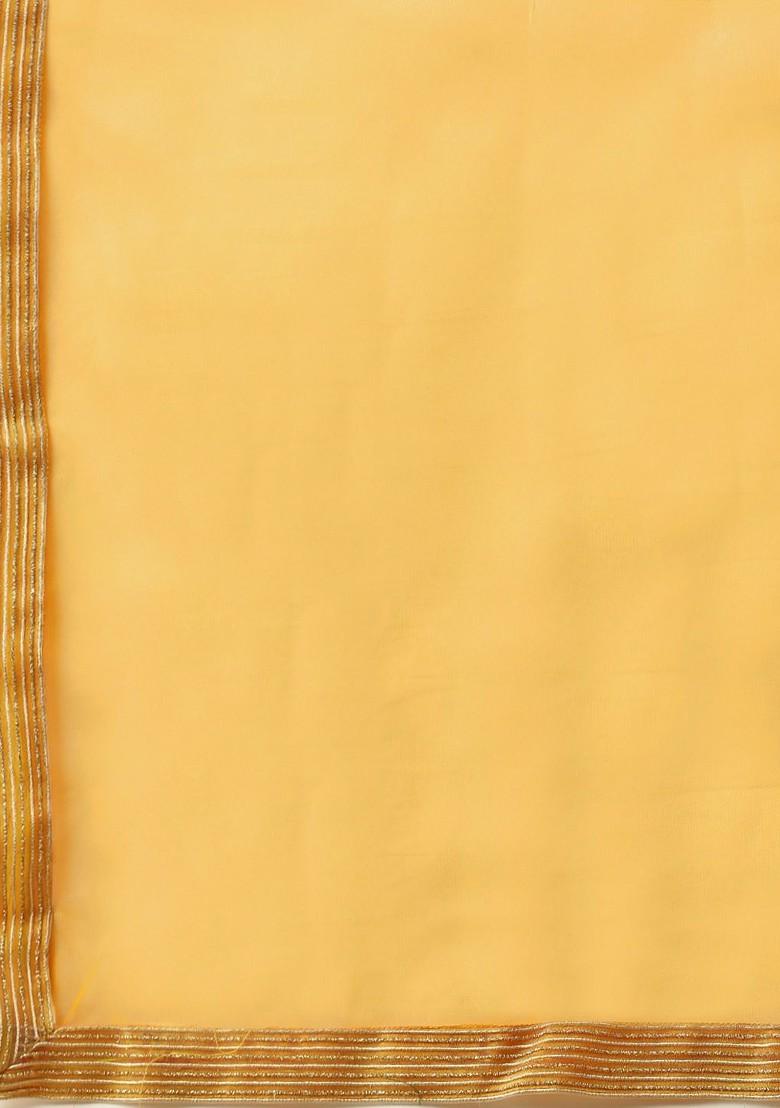 Green Printed Poly Blend Kurta Set