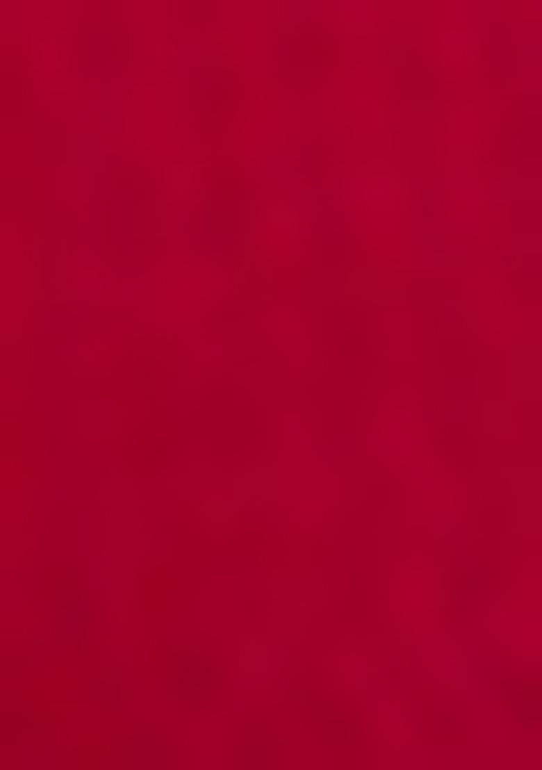 Red Foil Print Silk Kurta set