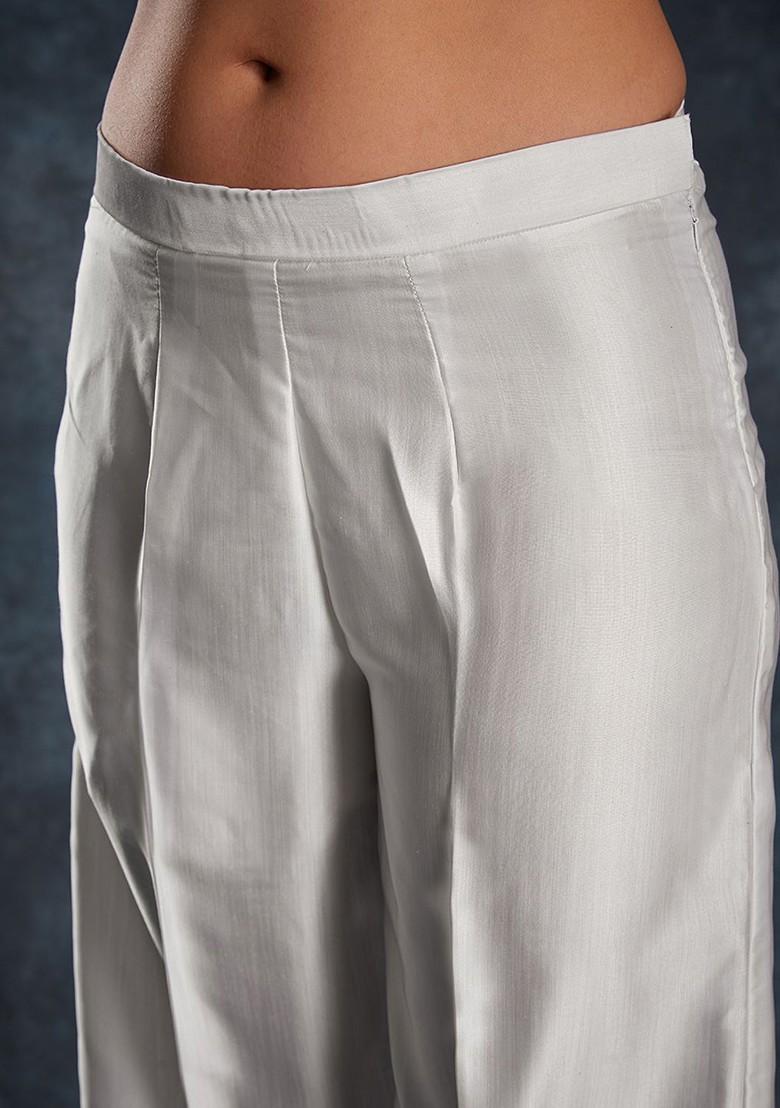 White Printed Poly Blend Fusion Set