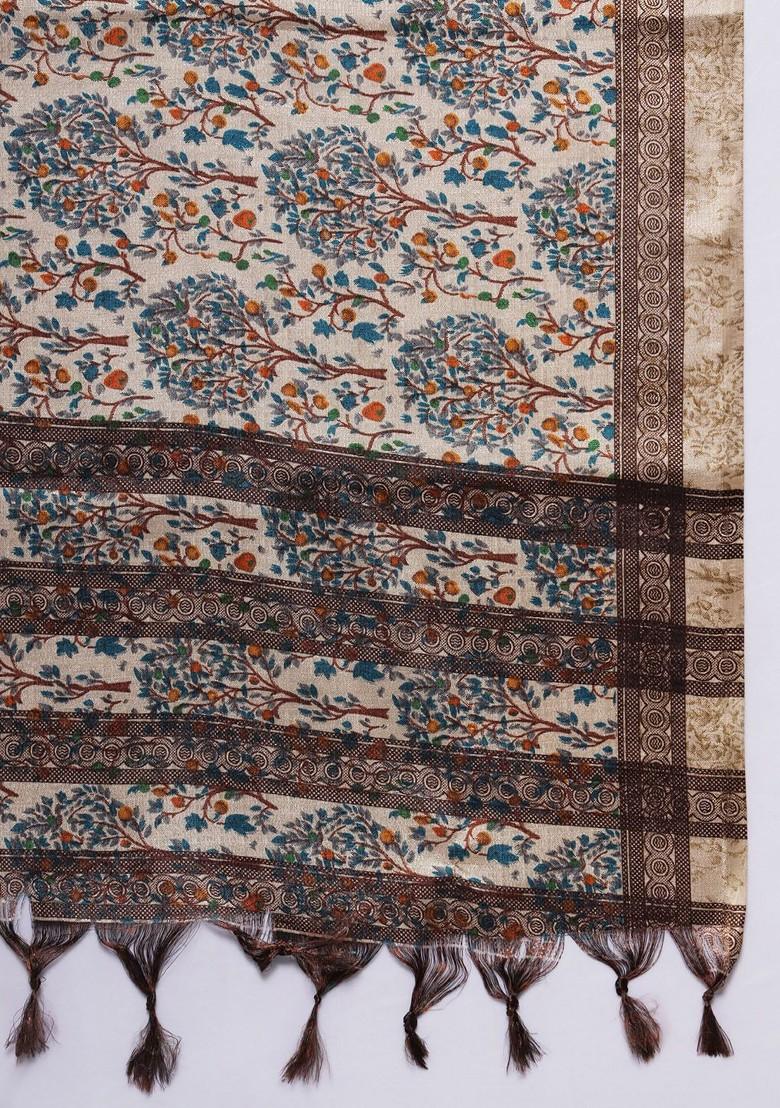 Teal Solid Poly Blend Kurta Set