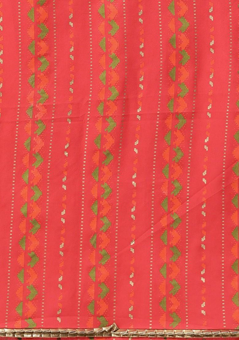 Cream Gota Patti Cotton Kurta Set