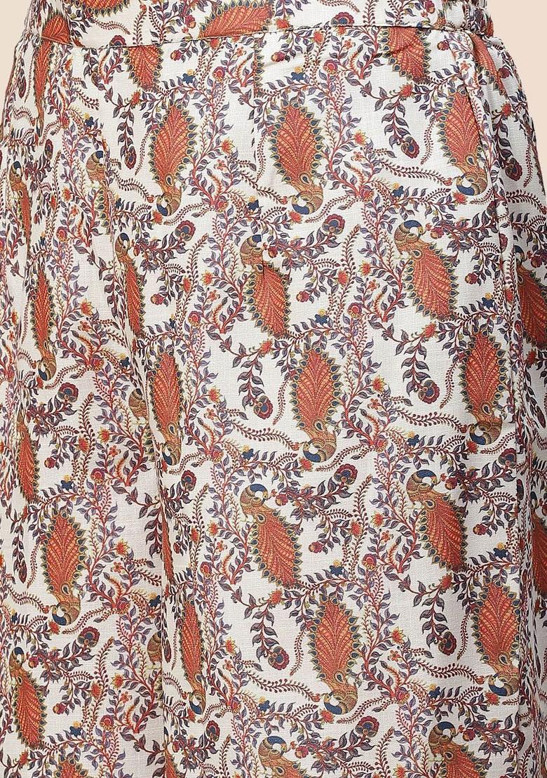 Blue Gota Patti Cotton Kurta Set