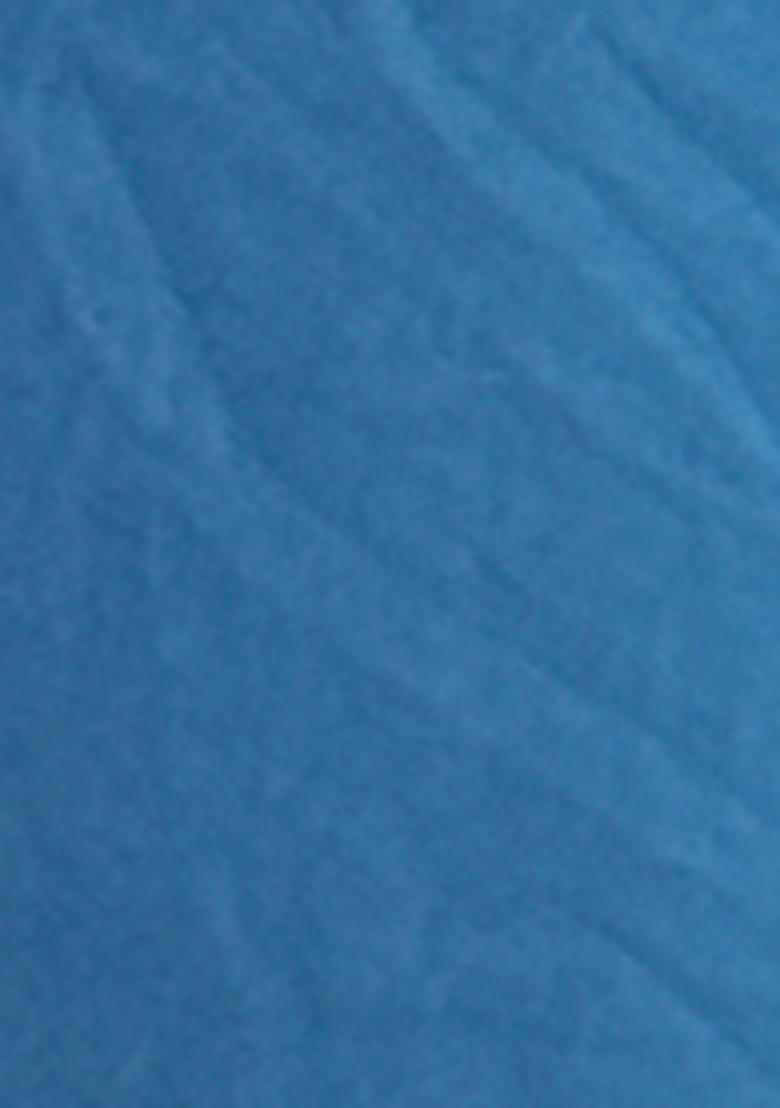 Blue Embroidered Viscose Kurta Set