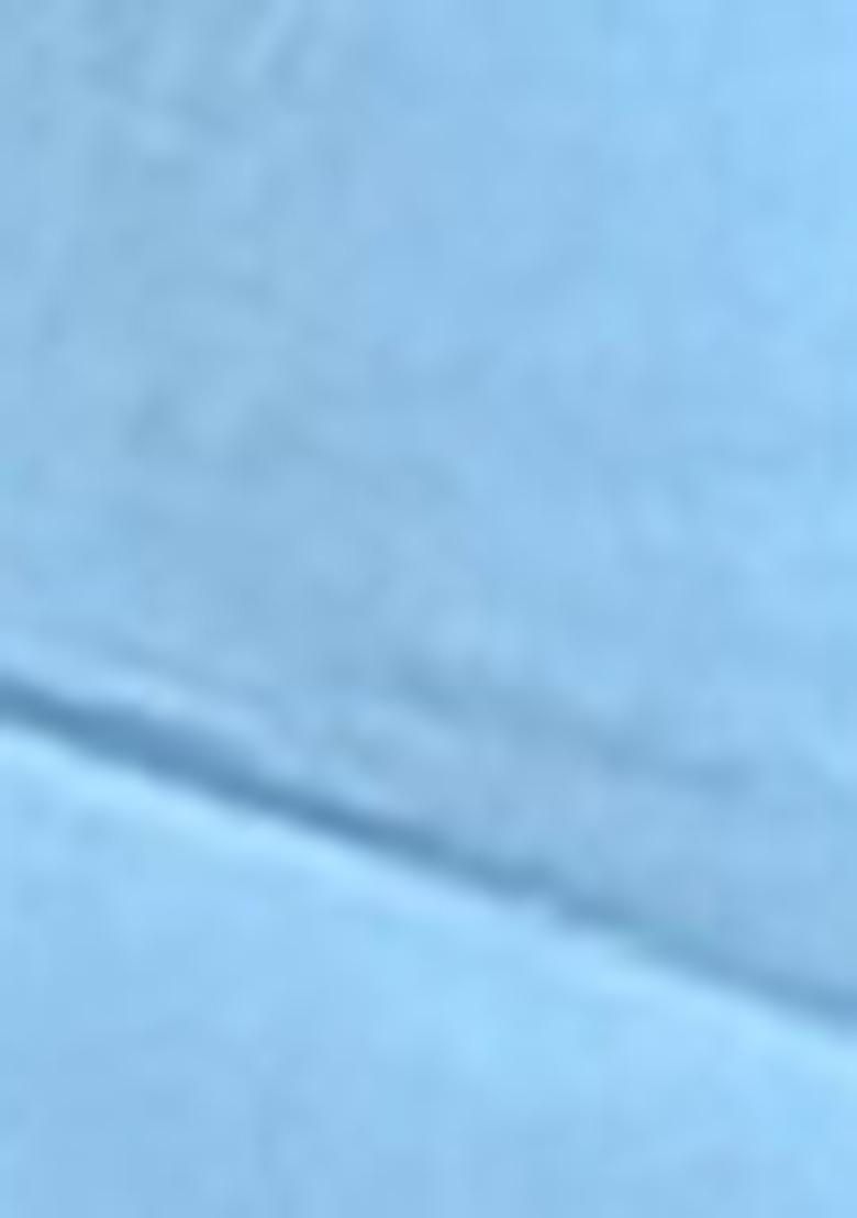 Sky Blue Embroidered Chanderi Kurta Set