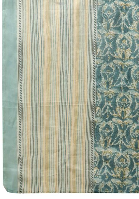 Green Floral Print Cotton Kurta Set