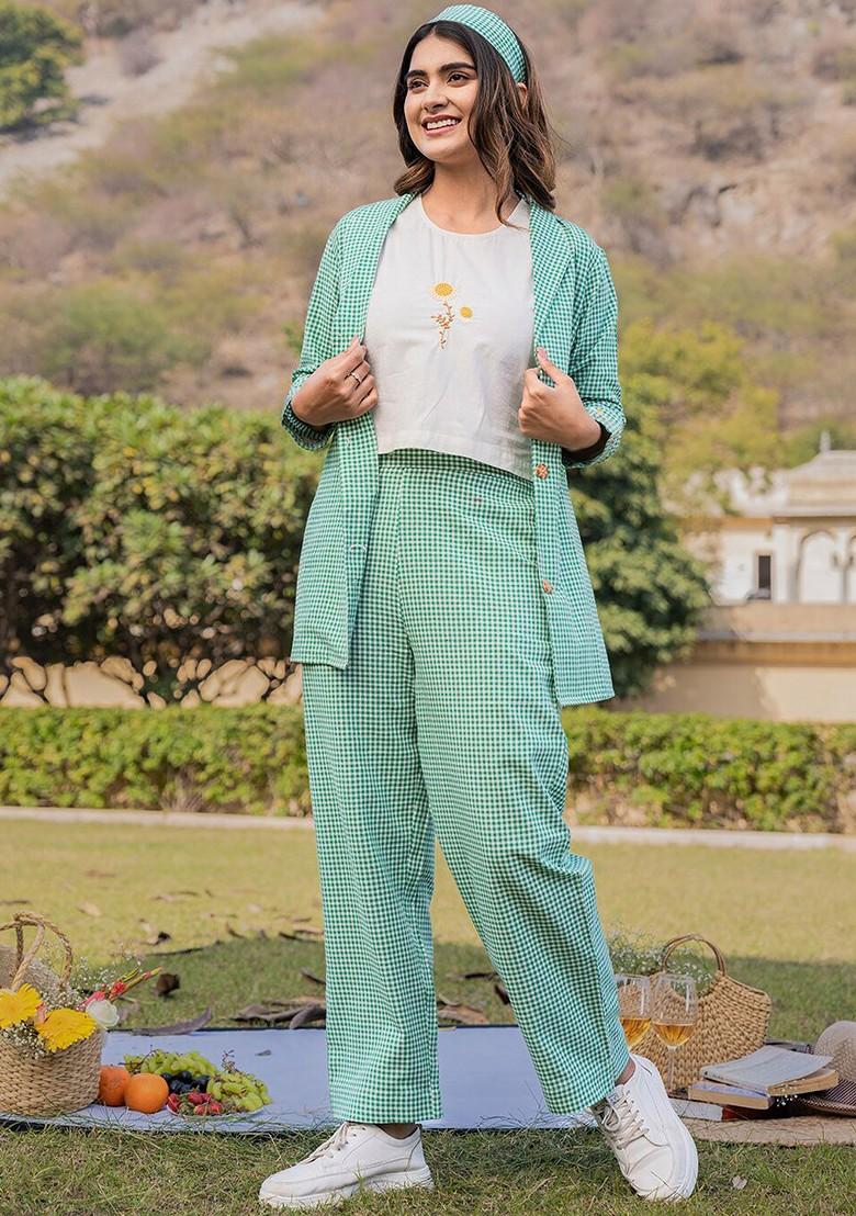 Green Cotton Co-Ord Set