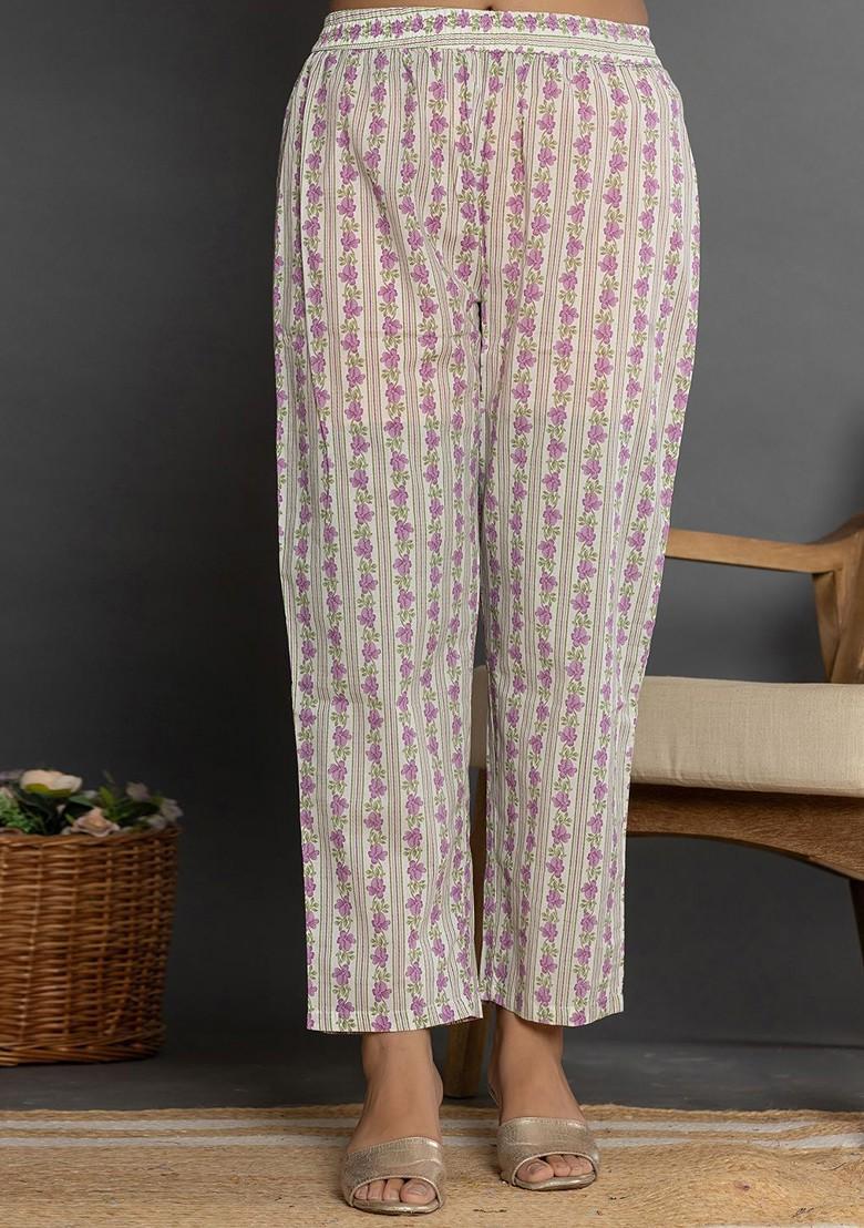 White Embroidered Cotton Kurta Set