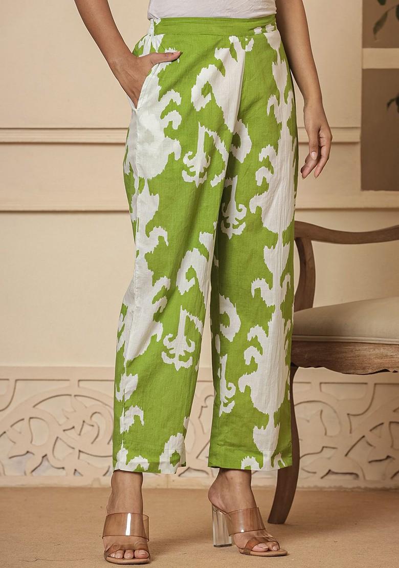 Green Printed Cotton Co-Ord Set