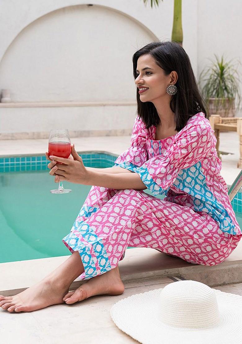 Pink Cotton Co-Ord Set