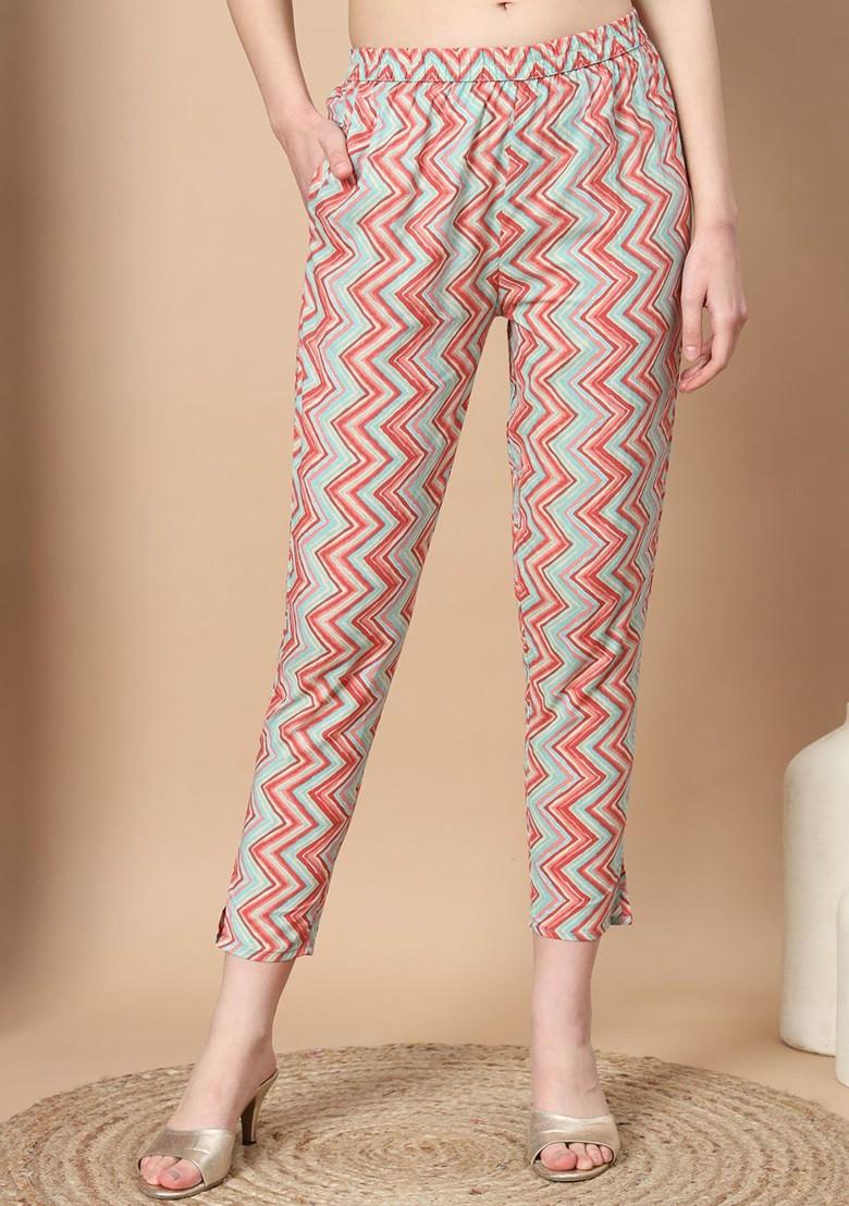 Blue Printed Cotton Kurta Set