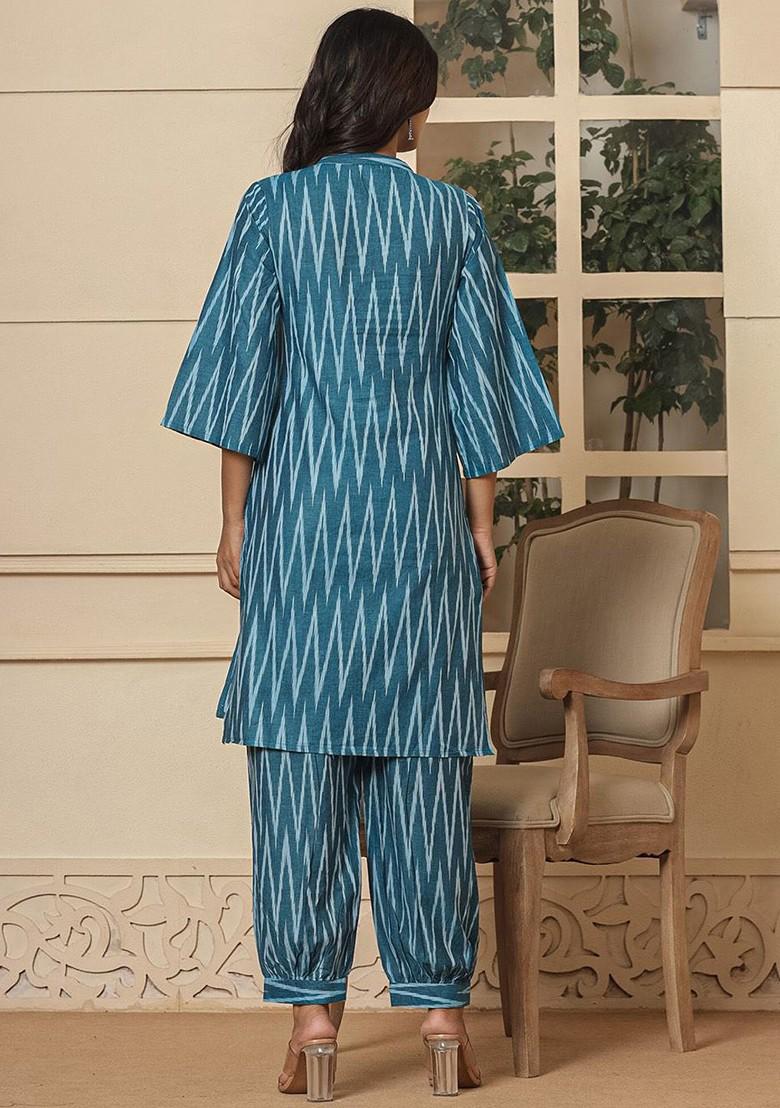 Green Printed Cotton Co-Ord Set