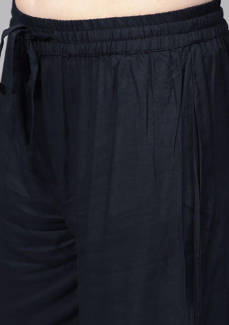 Beige Printed Poly Blend Kurta Set