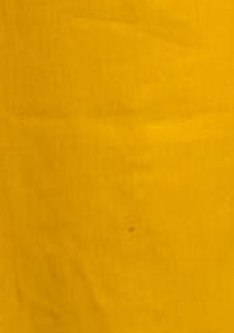 Yellow Embroidered Chanderi Kurta Set