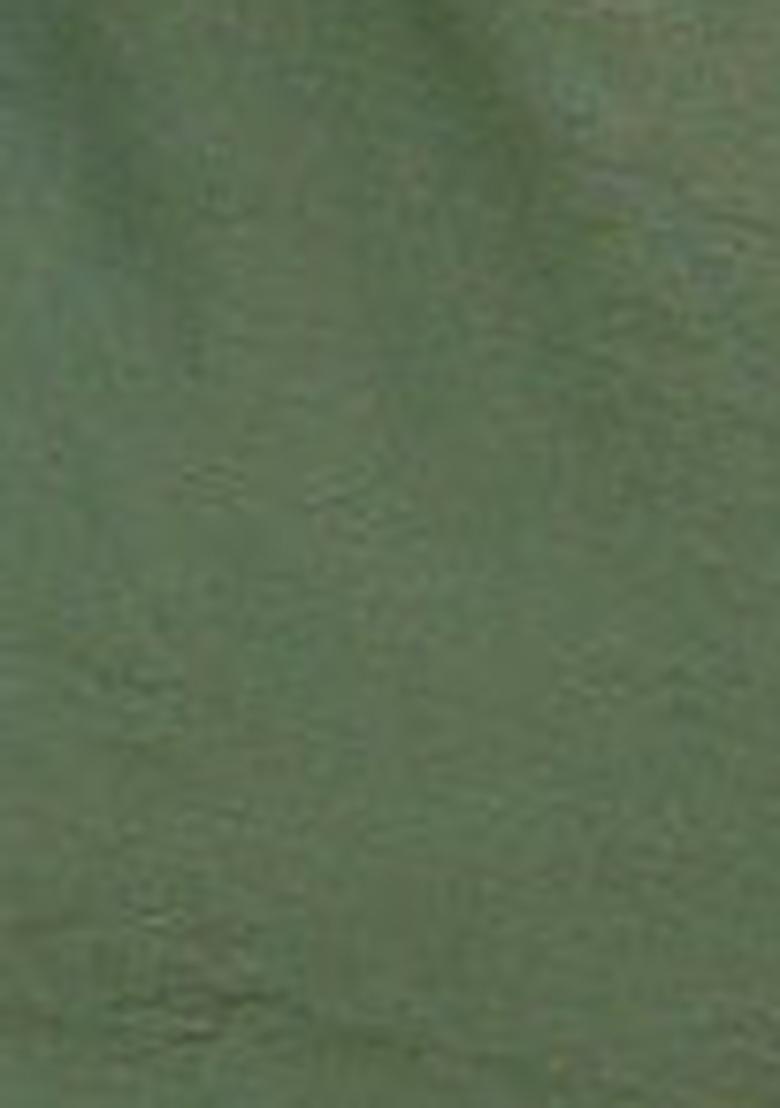 Green Embroidered Chanderi Kurta Set